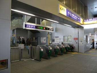 西日暮里駅から日暮里駅の乗車記録(乗りつぶし)写真