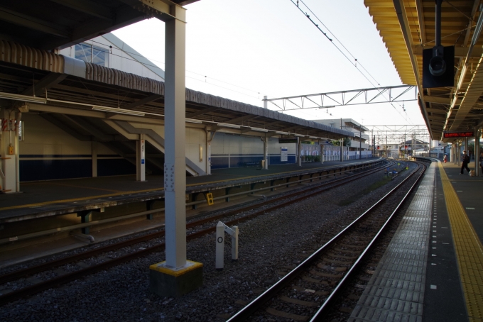 鉄道乗車記録の写真:駅舎・駅施設、様子(1)     「狭山線0km」