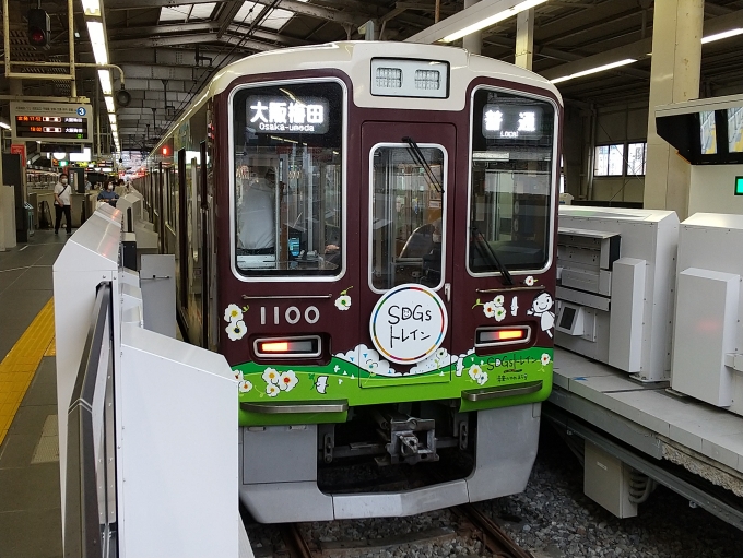 鉄道乗車記録の写真:列車・車両の様子(未乗車)(1)        「神戸線のSDGs編成です。」