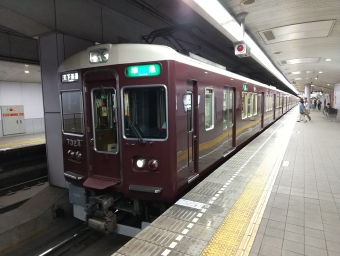 南森町駅から恵美須町駅の乗車記録(乗りつぶし)写真