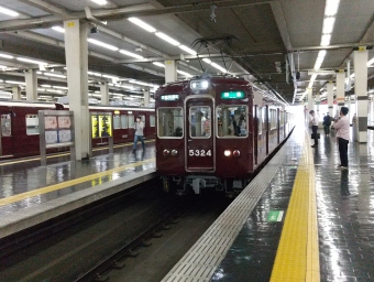 大阪梅田駅から烏丸駅:鉄道乗車記録の写真