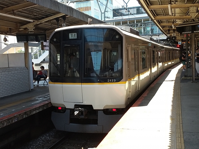 鉄道乗車記録の写真:列車・車両の様子(未乗車)(2)        「かつては京都奈良ラッピング編成だった3123Fです。(3200系のシリーズ21版の3220系です)」