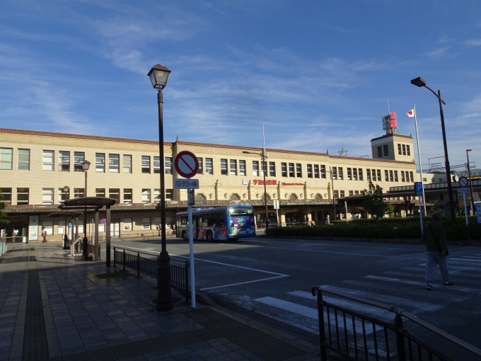 鉄道乗車記録の写真:駅舎・駅施設、様子(1)        「JR伊勢市駅から歩いて来ました。(意外と近いんです。)」
