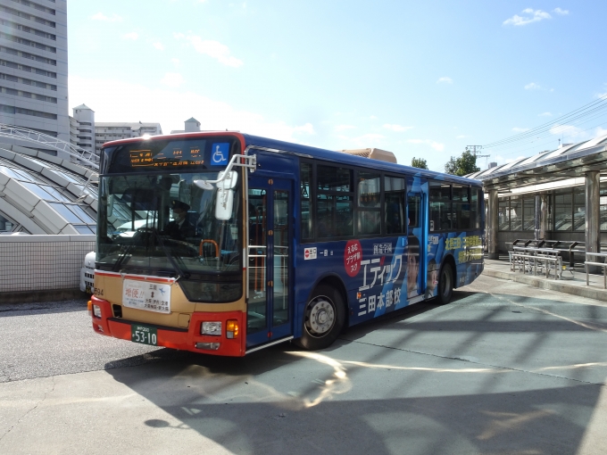鉄道乗車記録の写真:旅の思い出(3)        「神戸駅南口発三田駅前行きの路線バスです。」