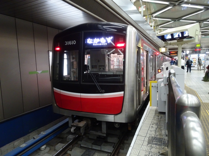鉄道乗車記録の写真:乗車した列車(外観)(3)        「千里中央まで来たのは、北大阪急行線を完乗させるためです。」
