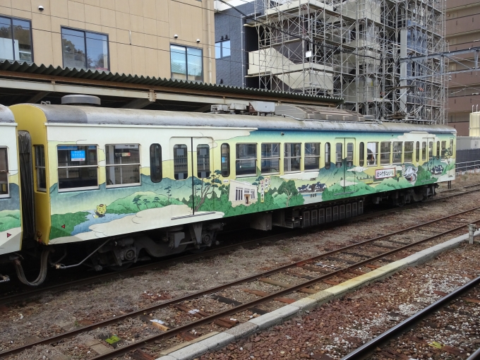 鉄道乗車記録の写真:乗車した列車(外観)(2)        「近江十景トレインのモハ805です。」