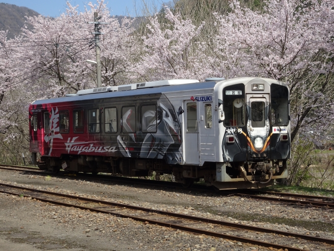 鉄道乗車記録の写真:列車・車両の様子(未乗車)(5)        「｢隼｣のラッピング車のWT3301です。」