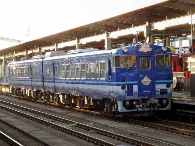 鉄道乗車記録の写真:列車・車両の様子(未乗車)(10)        「｢天地(あめつち)｣の鳥取側です。」