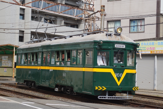 鉄道乗車記録の写真:列車・車両の様子(未乗車)(10)        「天王寺駅前から帰って来ました。本命は｢モ161｣だったのですが、結局来ませんでした。」