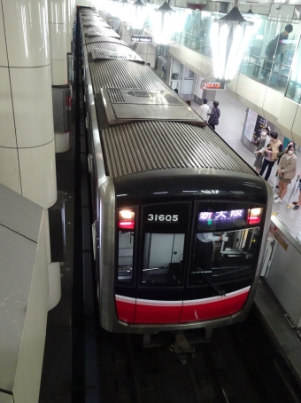 梅田駅から天王寺駅:鉄道乗車記録の写真