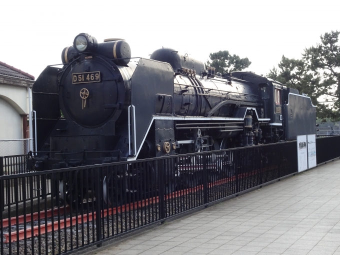 鉄道乗車記録の写真:列車・車両の様子(未乗車)(10)        「交通遊園で保存している、｢D51 469｣です。」