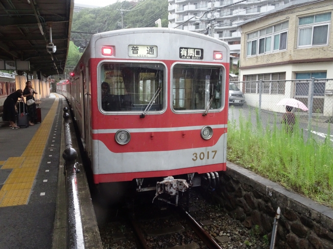 鉄道乗車記録の写真:乗車した列車(外観)(1)        「平日ダイヤなので、3両編成と4両編成を1本ずつの運用ですが、土休日ダイヤだと3両編成2本の運用になります。(一部時間帯を除く)」