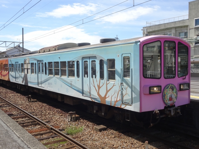 鉄道乗車記録の写真:列車・車両の様子(未乗車)(8)        「｢鉄道むすめ｣ラッピングの冬版です。」