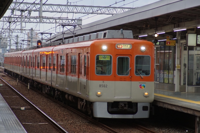 鉄道乗車記録の写真:列車・車両の様子(未乗車)(4)        「阪神電車きってのネタ編成です。」