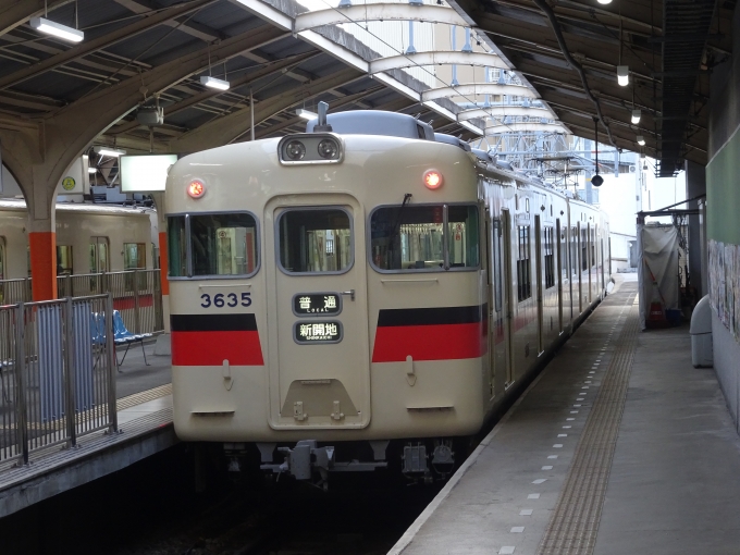 鉄道乗車記録の写真:乗車した列車(外観)(2)        「姫路に着きました。」