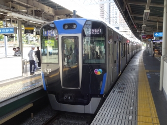 新在家駅から尼崎駅:鉄道乗車記録の写真