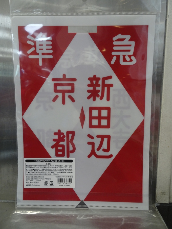 鉄道乗車記録の写真:鉄道グッズ(13)        「京都駅で買ったクリアファイルです。(裏面)」