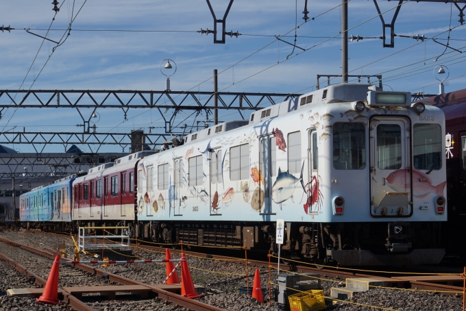 鉄道乗車記録の写真:列車・車両の様子(未乗車)(30)        「｢伊勢志摩お魚図鑑｣側です。」