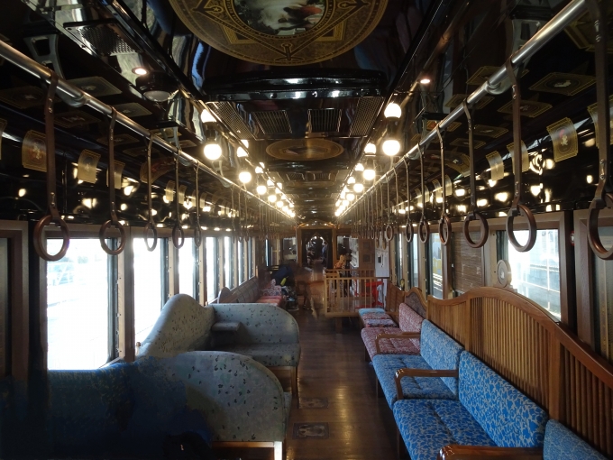 鉄道乗車記録の写真:車内設備、様子(3)        「｢たまミュージアム電車｣の車内です。」