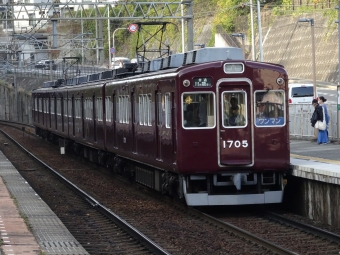 一の鳥居駅から山下駅の乗車記録(乗りつぶし)写真