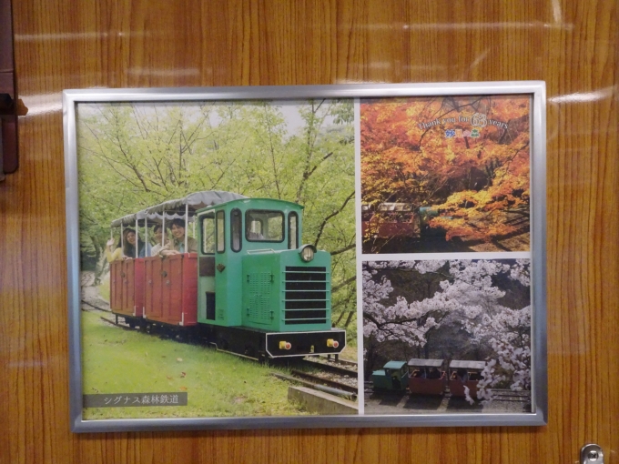 鉄道乗車記録の写真:旅の思い出(2)        「思い出の｢シグナス森林鉄道｣のポスターです。」
