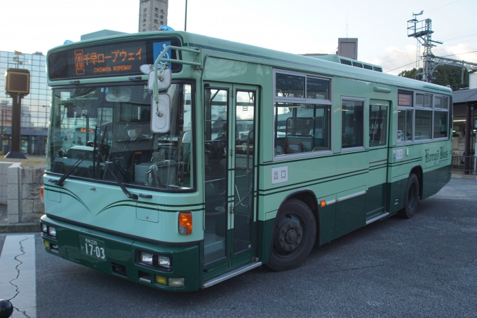 鉄道乗車記録の写真:旅の思い出(6)        「千早ロープウェイ行きの金剛バスです。(正確には千早赤阪村村営ロープウェイです。)」