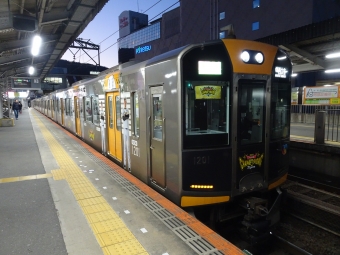 生駒駅から河内永和駅の乗車記録(乗りつぶし)写真