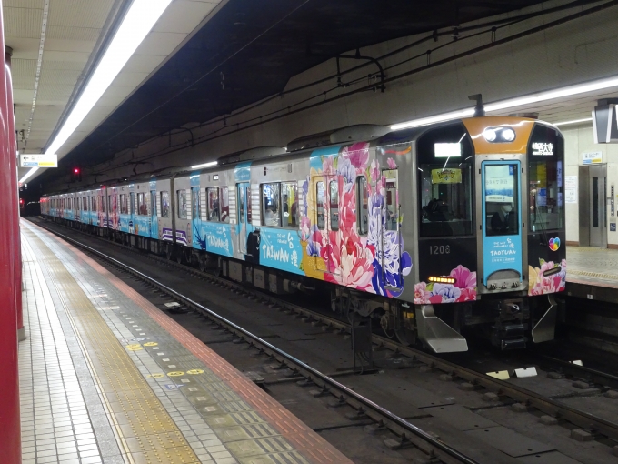 鉄道乗車記録の写真:列車・車両の様子(未乗車)(2)        「台湾桃園捷運のラッピング編成です。」