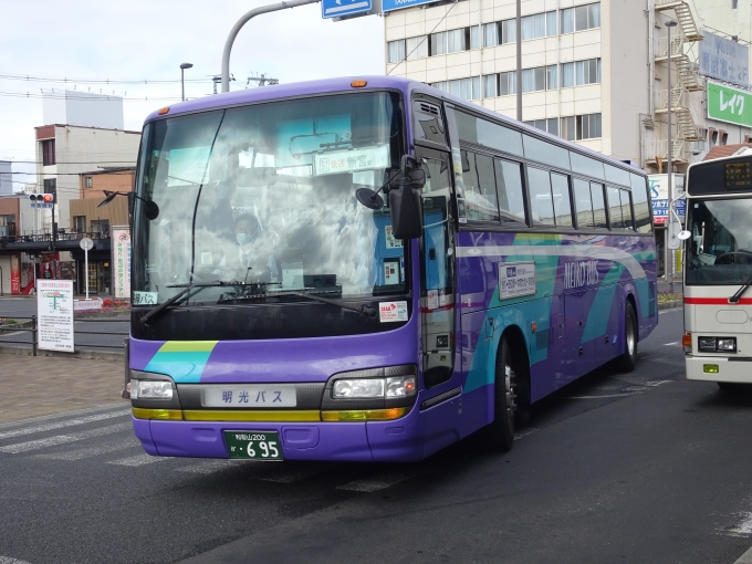 鉄道乗車記録の写真:旅の思い出(9)        「新宮駅前行きの明光バスです。」