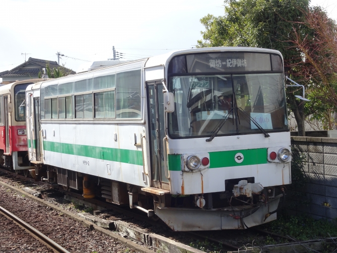 鉄道乗車記録の写真:列車・車両の様子(未乗車)(6)        「紀伊御坊駅に留置されている、｢キテツ2｣です。」