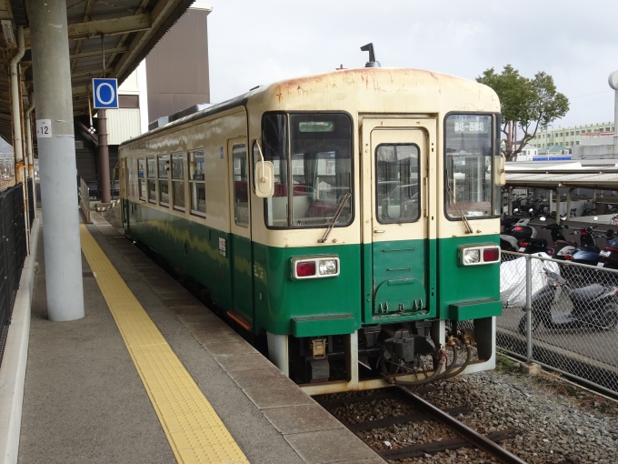 鉄道乗車記録の写真:乗車した列車(外観)(5)        「御坊に着きました。」