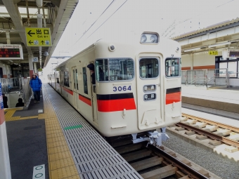 人丸前駅から西新町駅の乗車記録(乗りつぶし)写真
