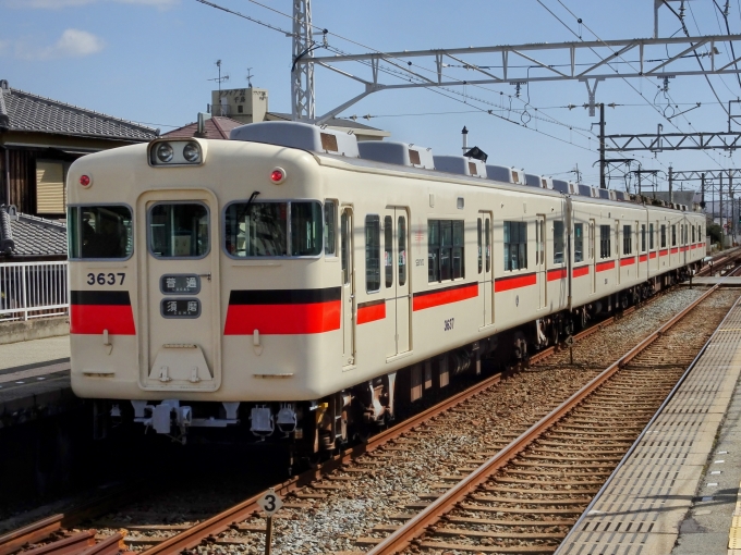 鉄道乗車記録の写真:列車・車両の様子(未乗車)(3)        「舞子公園から人丸前まで乗った編成が戻って来ました。」