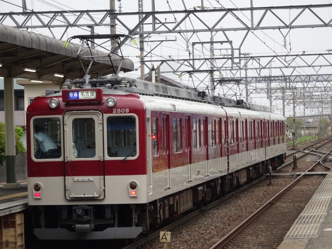 鉄道乗車記録の写真:列車・車両の様子(未乗車)(2)        「｢AX09｣は大阪線所属のとき、元々は4両編成だったのですが、名古屋線転属のときに、｢サ2959｣を脱車して3両編成になりました。(なお、脱車した｢サ2959｣は余剰廃車になりました。)」
