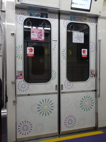 東梅田駅から谷町九丁目駅の乗車記録(乗りつぶし)写真