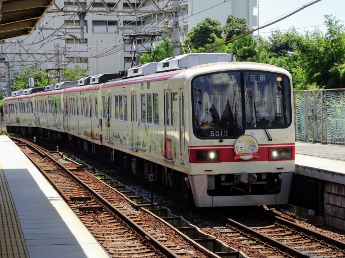 鉄道乗車記録の写真:列車・車両の様子(未乗車)(8)        「｢たのし~ずん｣の三田側です。」
