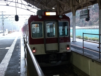 吉野駅から尺土駅の乗車記録(乗りつぶし)写真
