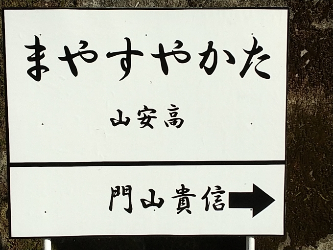 鉄道乗車記録の写真:旅の思い出(6)        「信貴山電鉄の駅名票です。」