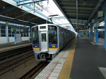 羽衣駅から泉大津駅の乗車記録(乗りつぶし)写真