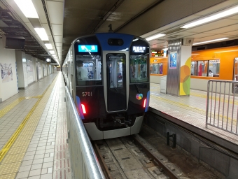 大石駅から大阪梅田駅の乗車記録(乗りつぶし)写真