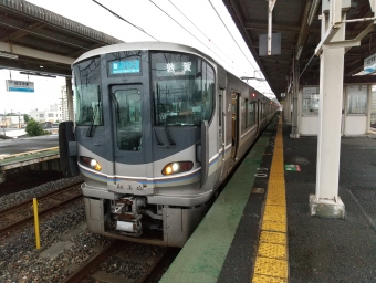 京都駅から近江塩津駅の乗車記録(乗りつぶし)写真