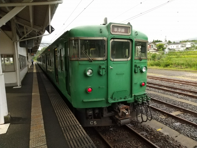 鉄道乗車記録の写真:乗車した列車(外観)(2)        「京都や草津まで行かないと国鉄型電車が見られなくなりました。」