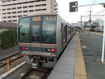 木津駅から加島駅の乗車記録(乗りつぶし)写真
