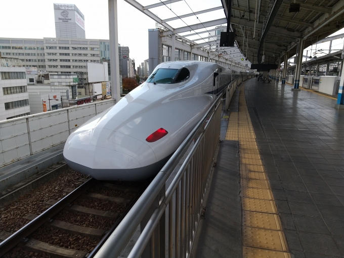 鉄道乗車記録の写真:乗車した列車(外観)(4)        「9年ぶりに新幹線に乗りました。」