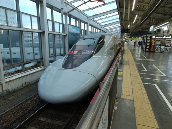 岡山駅から新神戸駅の乗車記録(乗りつぶし)写真