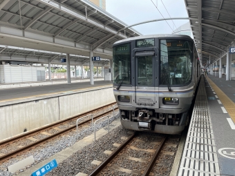 高松駅から岡山駅の乗車記録(乗りつぶし)写真