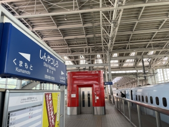 岡山駅から新八代駅:鉄道乗車記録の写真