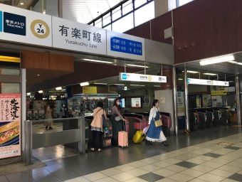 新木場駅から有楽町駅:鉄道乗車記録の写真