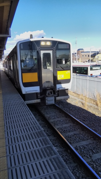 上野駅から常陸太田駅:鉄道乗車記録の写真