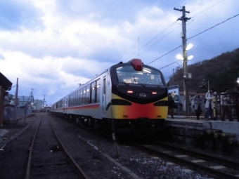 秋田駅から鰺ケ沢駅の乗車記録(乗りつぶし)写真